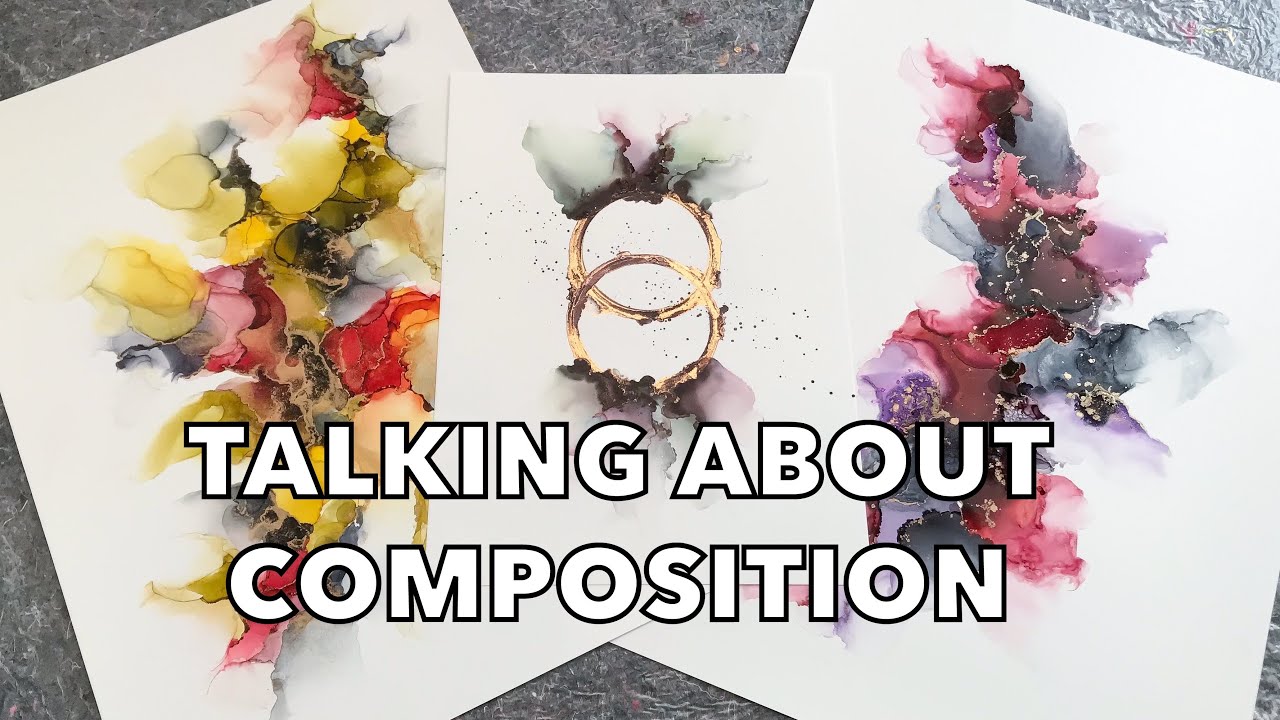 Alcohol ink art - 5 tips on composition [50]