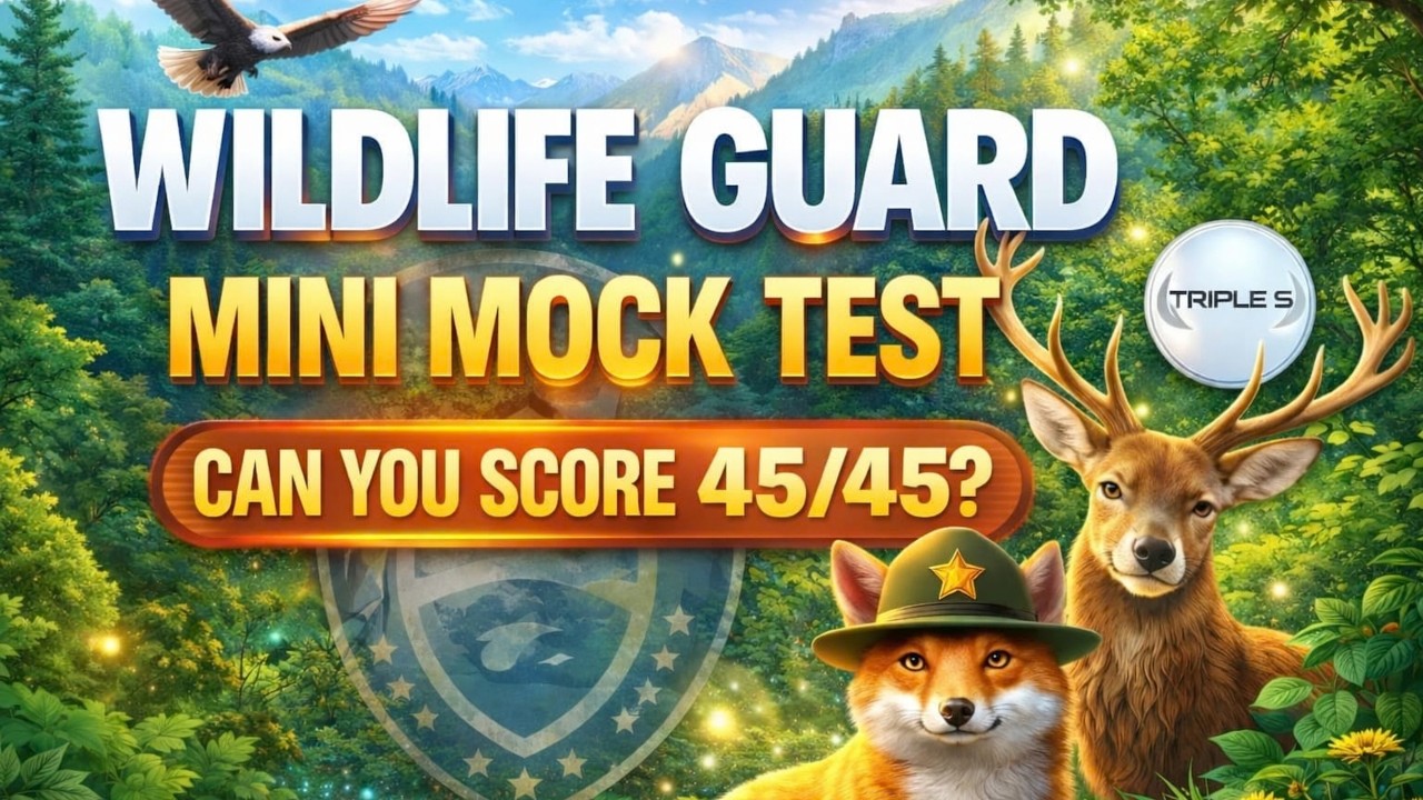 Wildlife Guard - General Knowledge and Forest & Wildlife Test || Can You Score 45/45?