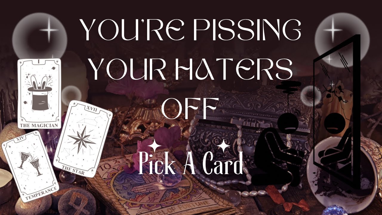 How are you pissing off your haters? 🤭 pick a card