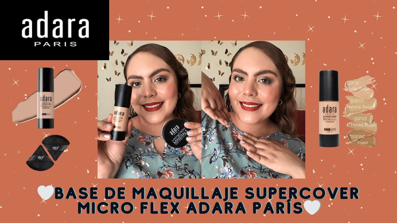 💄PROBANDO BASE DE MAQUILLAJE DE ADARA PARÍS | SUPERCOVER MICRO-FLEX | ✨DIANARY✨