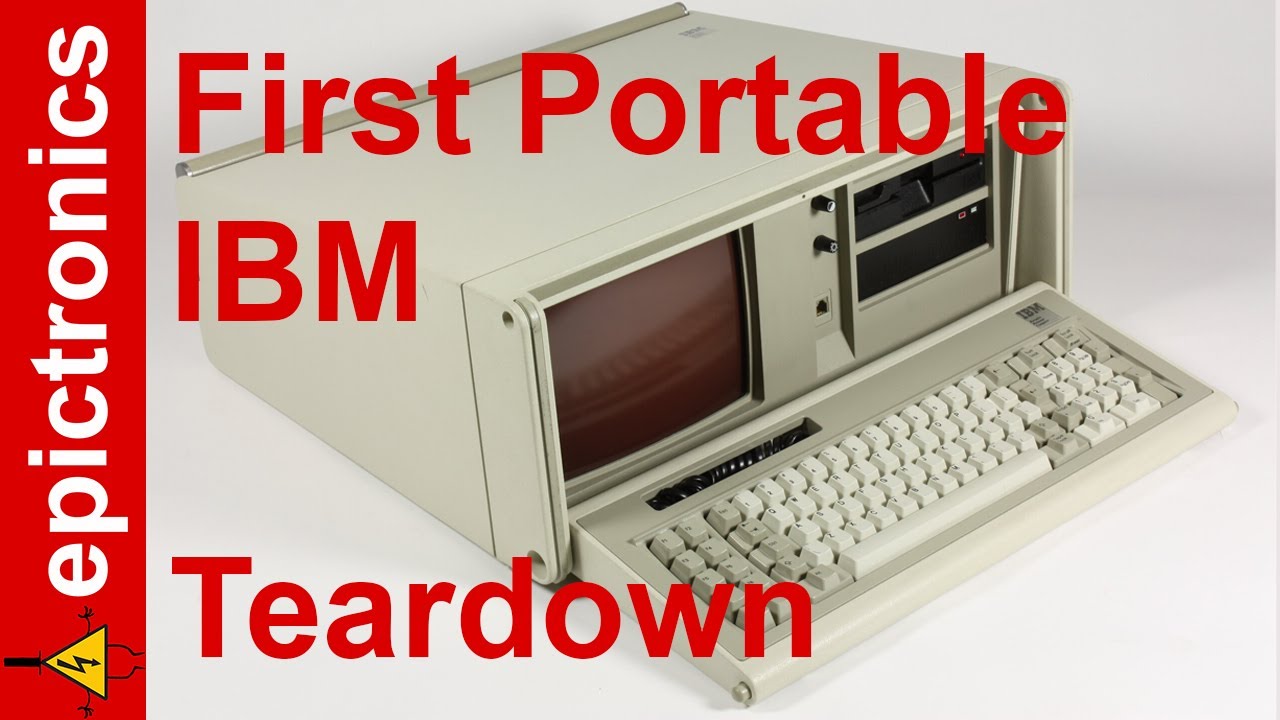 Разборка IBM 5155 и ремонт Model F. Первый портативный ПК от IBM.