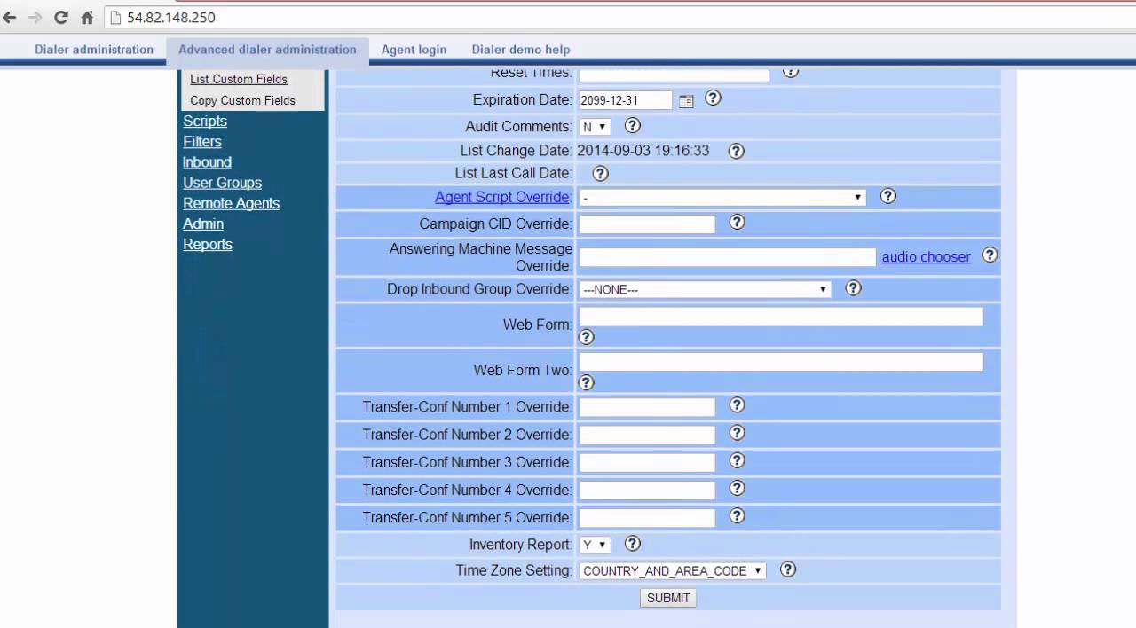 Howto Load Leads into the ViciDial Predictive Dialer
