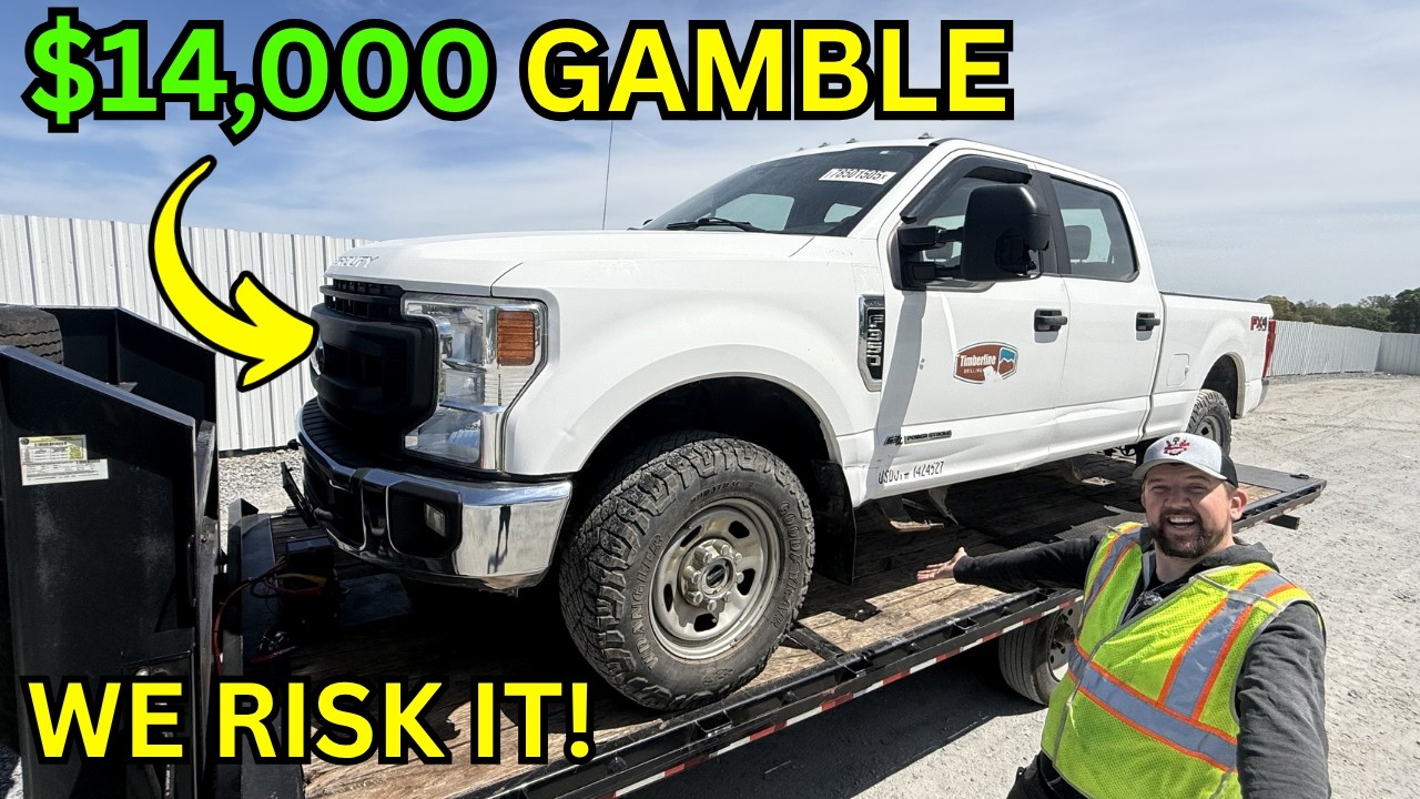 Куплен, даже не осмотрев! Разбитый Ford F350 2021 года выпуска.