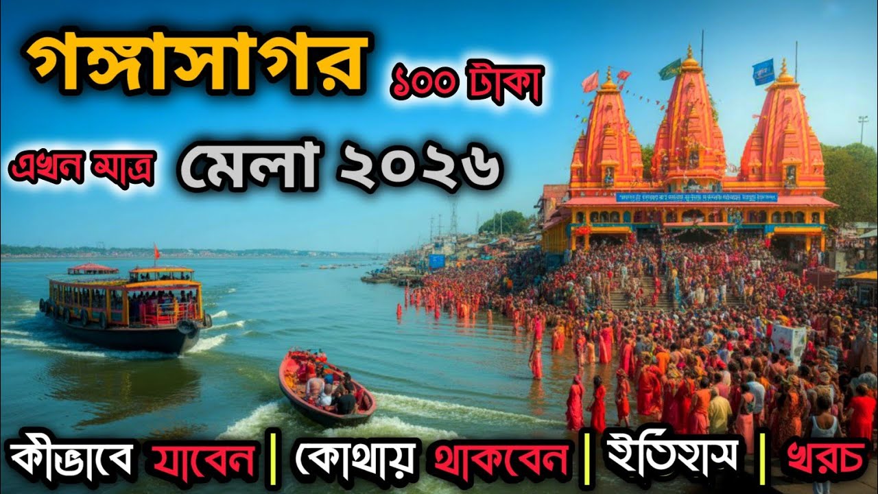 Gangasagar mela 20260 | Kolkata to Gangasagar by train | Gangasagar tour guide...