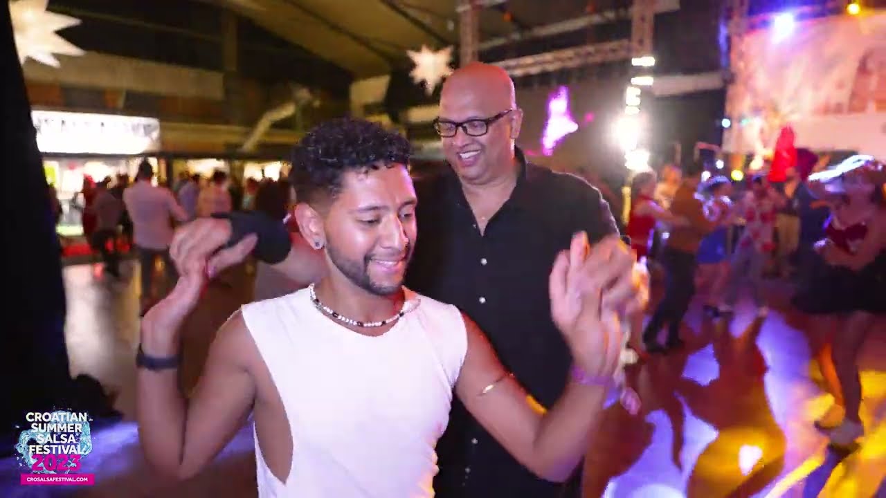 SuperMario & Gabriel Guillen ~ salsa social dancing @ CSSF, Rovinj