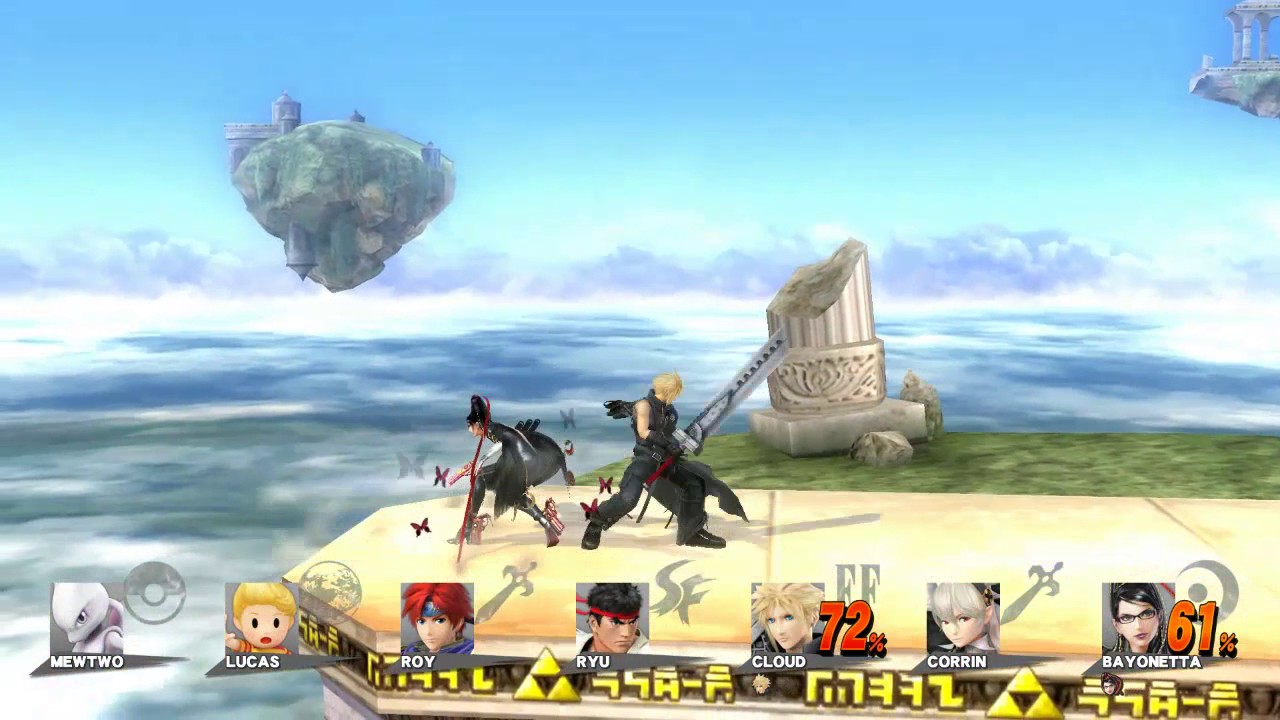 Super Smash Bros. 4 Wii U All 7 DLC's Fighting Frenzy 3