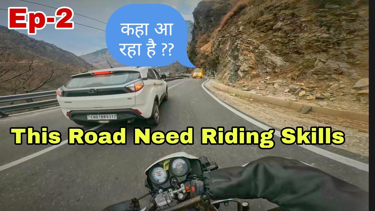 One of the Most Craziest and Deadliest Road of Himachal Pradesh | Winter Spiti on Splendor Plus 2025