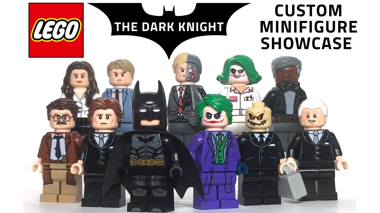 Витрина минифигурок LEGO THE DARK KNIGHT Custom