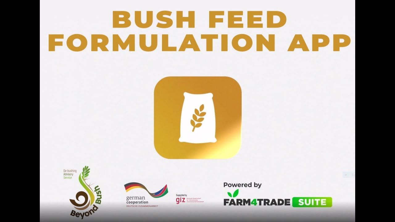 The Bush Feed Formulation Application (FFA)