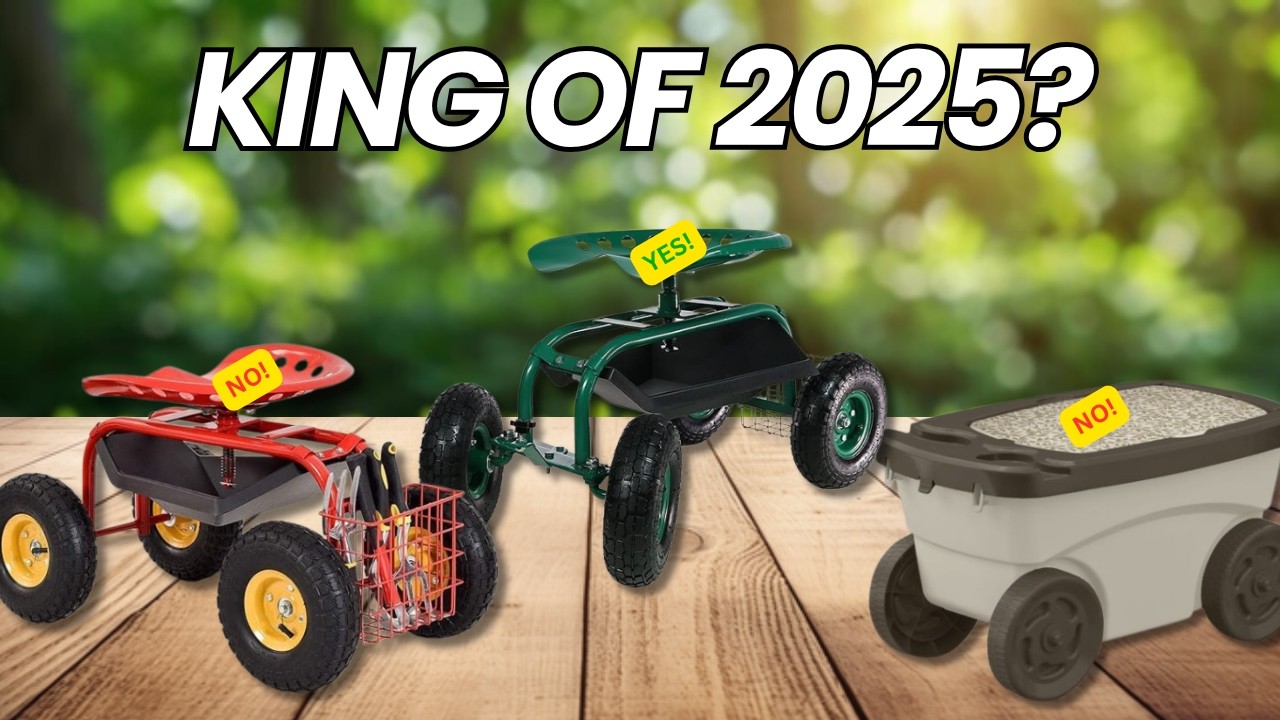 Best 5 Rolling Garden Seat in 2025