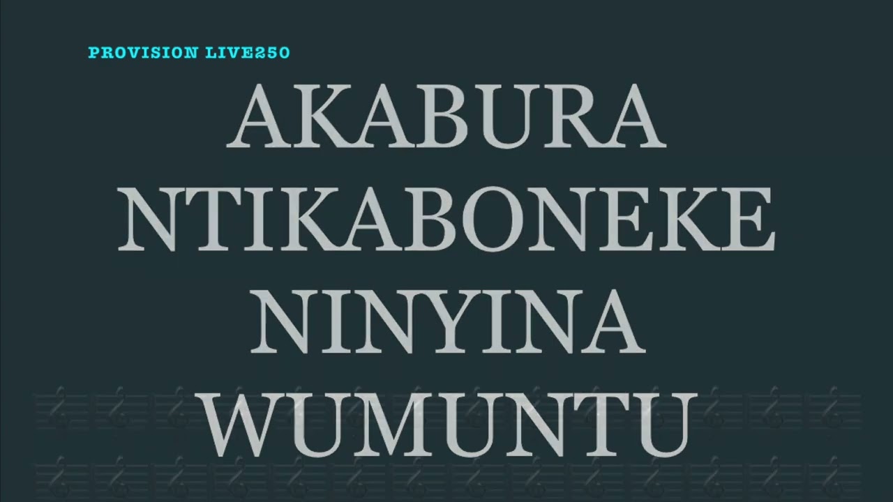 AKABURA NTIKABONEKE BY BIHOYIKI DEO (Video Lyrics)
