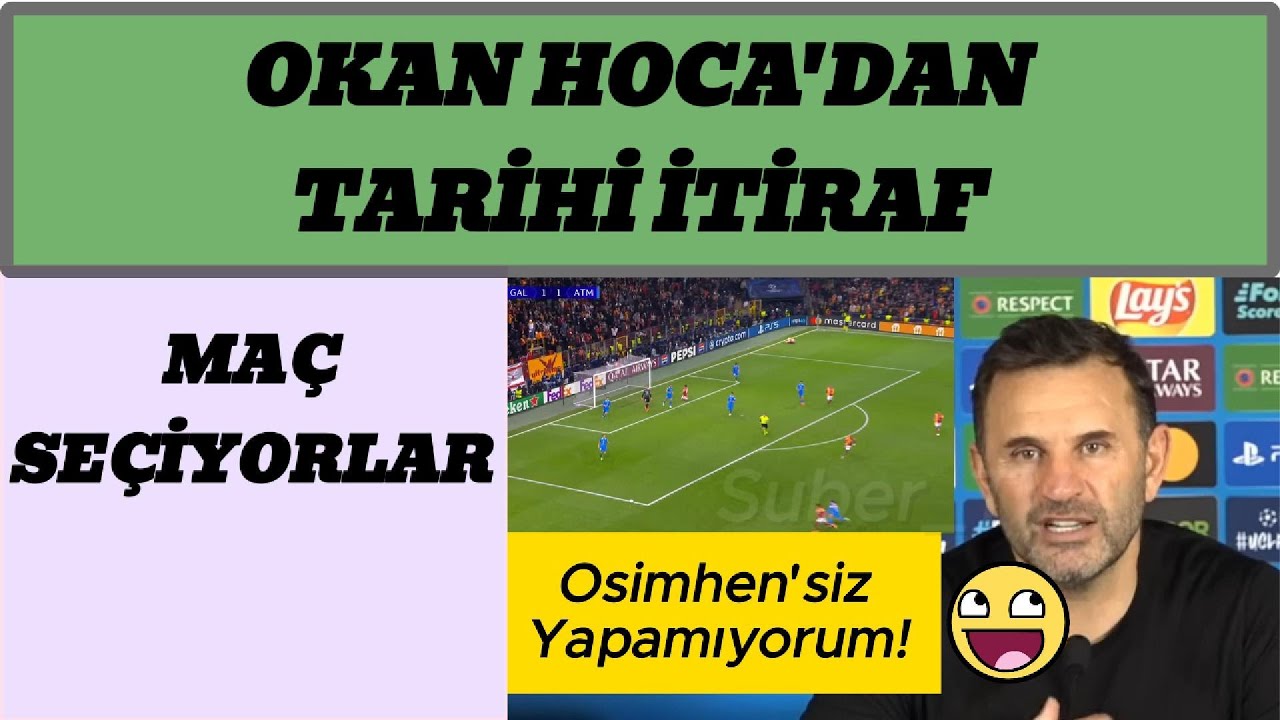 Okan Buruk'dan  İtiraflar #galatasaray #championsleague #atleticomadrid