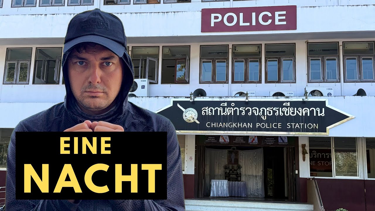 Ich schlafe bei der Polizei in Thailand