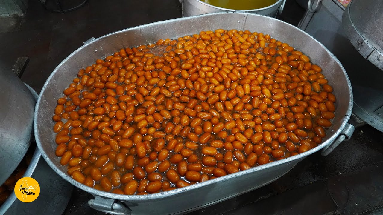 Huge Gulab Jamun Mega Factory Process l Ludhiana Street Food