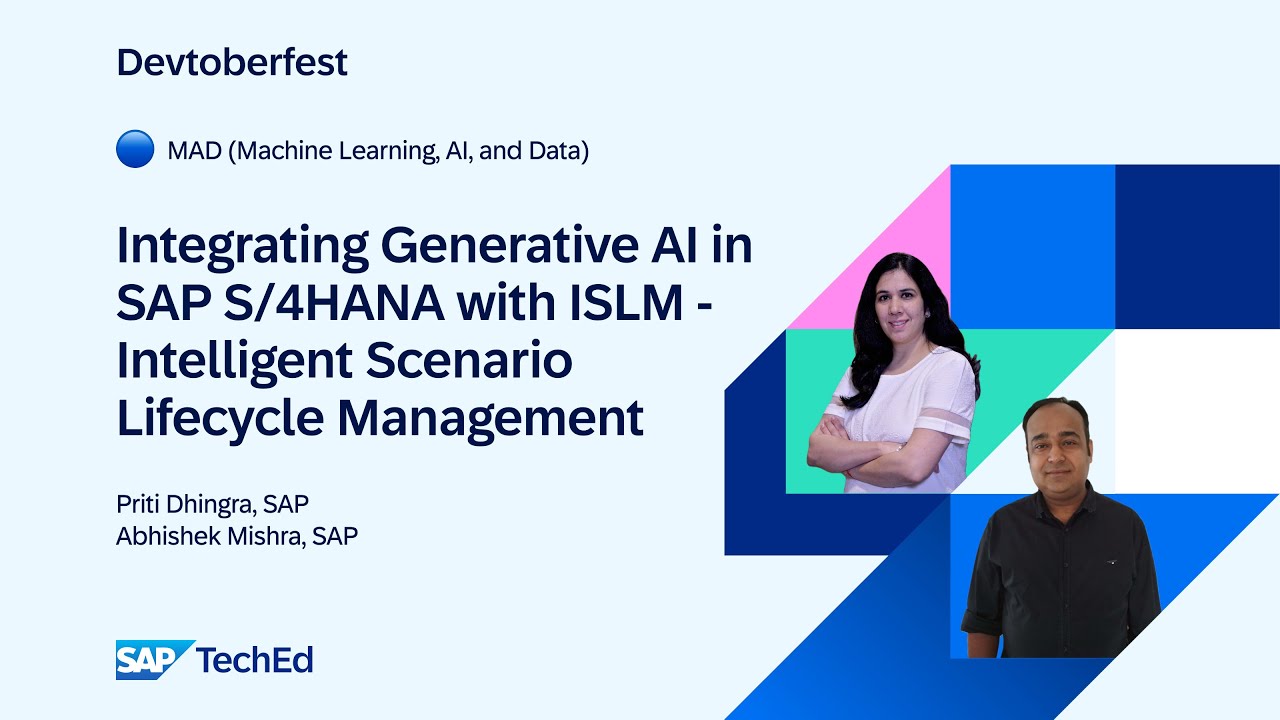🔵 Integrating Generative AI in SAP S/4HANA with ISLM