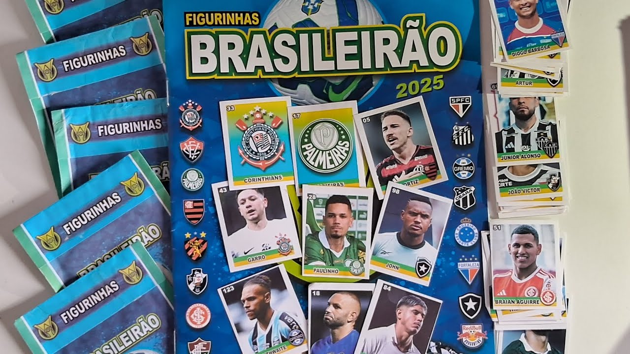 [Álbum do brasileirão piratinha 2025] Abri 20 pacotinhos na busca das figurinhas premiadas! 