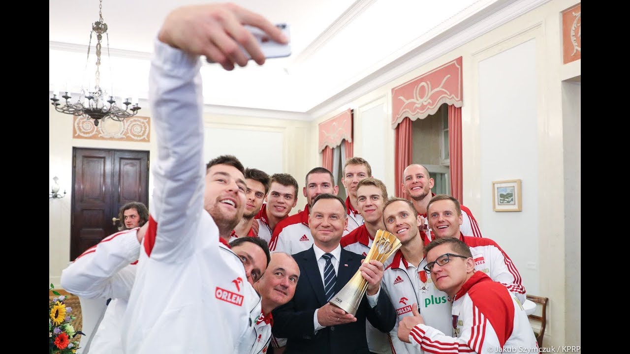 Spotkanie Prezydenta z Mistrzami Świata w siatkówce