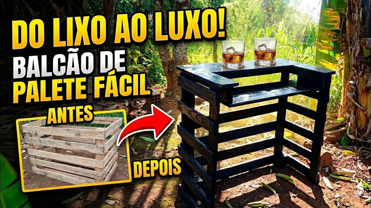 veja como transformar um palete em luxo !