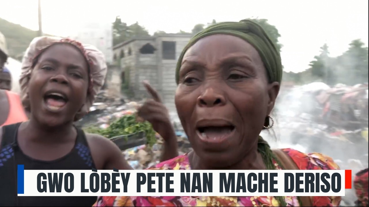 FLASH! Gwo deblozay pete nan mache Deriso, Nip - Machann yo sèmante yo pap kite yo leve yo