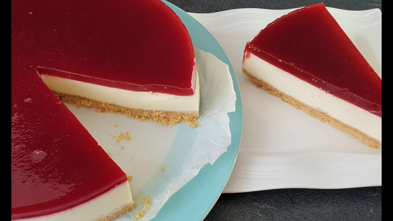 Cheesecake à l'agar-agar et sans cuisson/ تشيز كيك بدون طهى بالجيلاتين النباتي