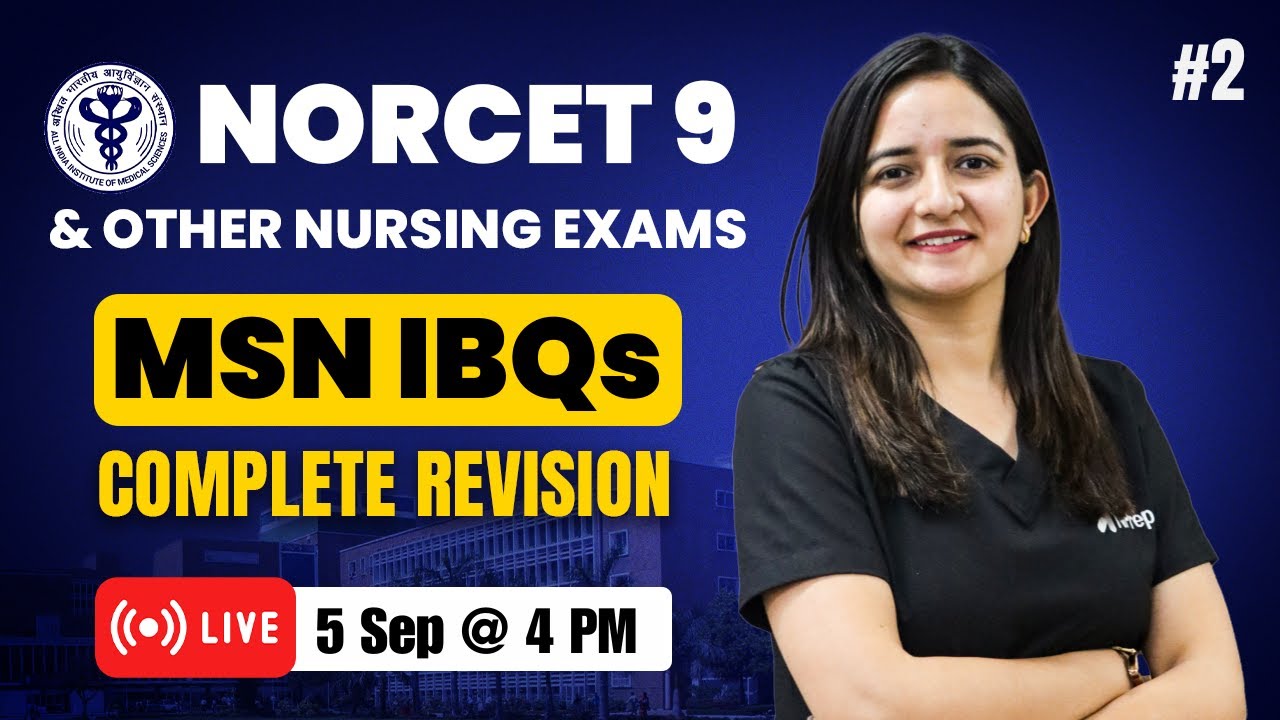 NORCET Image Based MCQs | MSN | NORCET 9 & other Nursing Exams | Pooja Mam