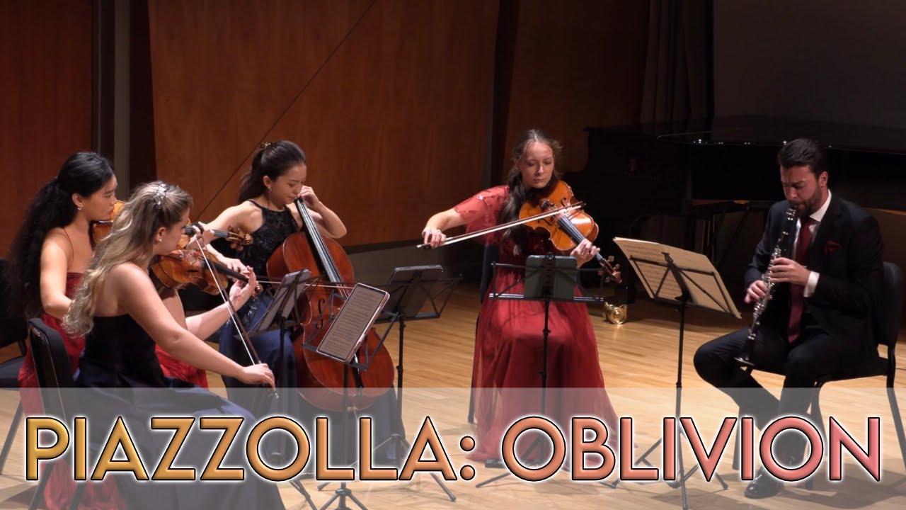 Astor Piazzolla - Oblivion (Clarinet & String Quartet)
