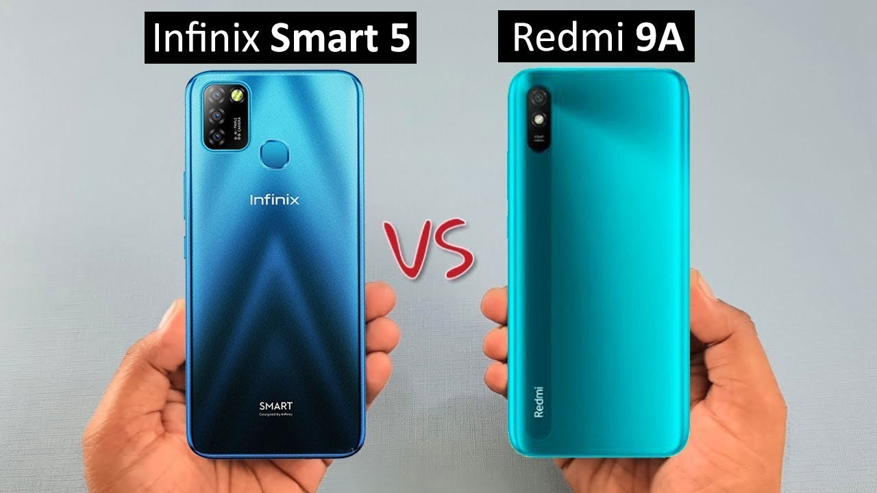 مقارنة تفصيلية بين Infinix Smart 5 vs Xiaomi Redmi 9A