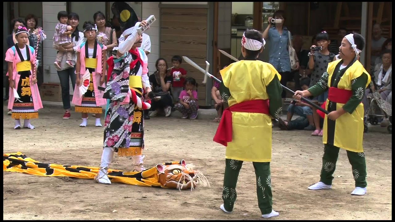 2012年山田町「大浦虎舞復活」