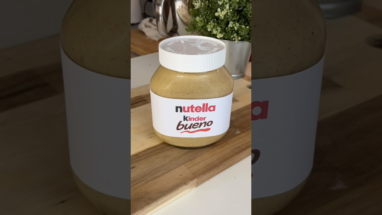 Nutella Kinder Bueno da mettere sul pane o per fare una delle mie ricette Stra buona #ricette#kinder
