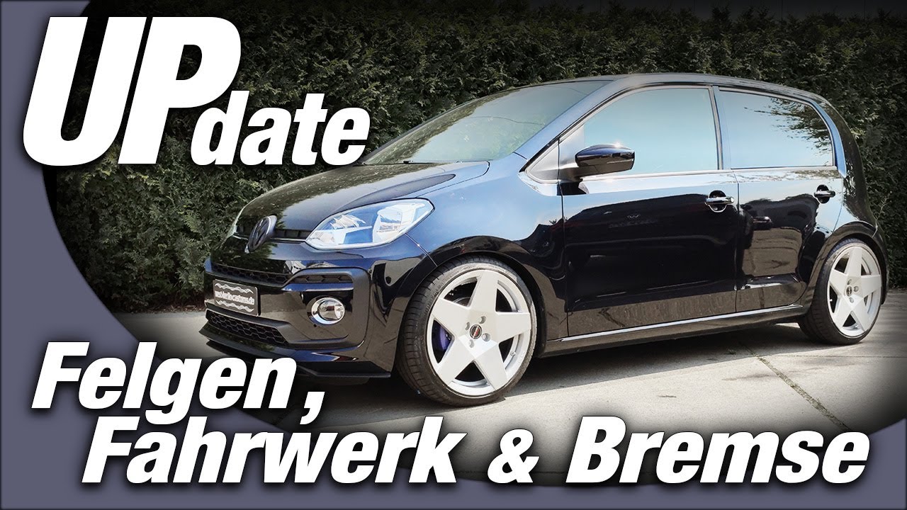 VW UP(date) | EIBACH Gewindefahrwerk | BORBET A Felgen | ZIMMERMANN Bremsscheiben