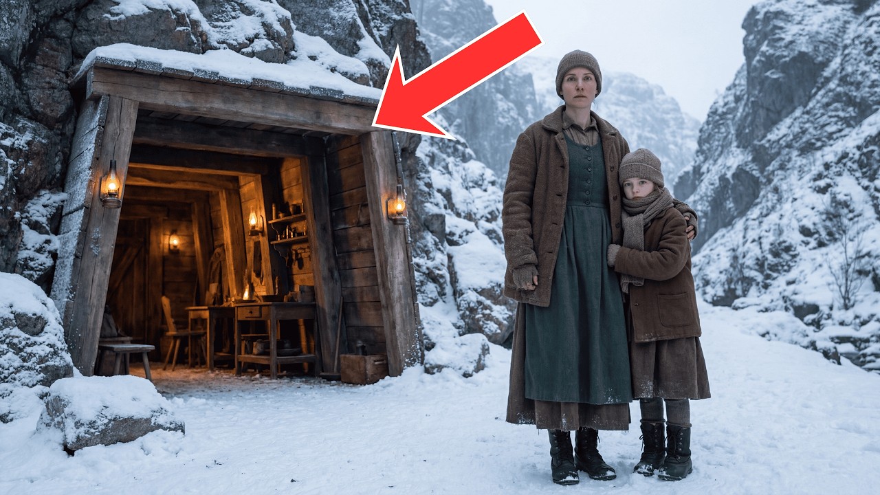 They laughed at the widow living in a mine… until the freezing cold struck