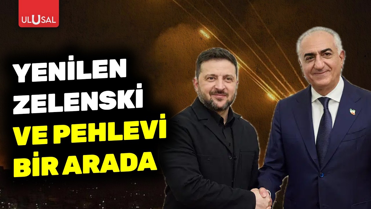 İran'da destek görmeyen Pehlevi, savaşta Rusya'ya kaybeden Zelenski'ye sarıldı