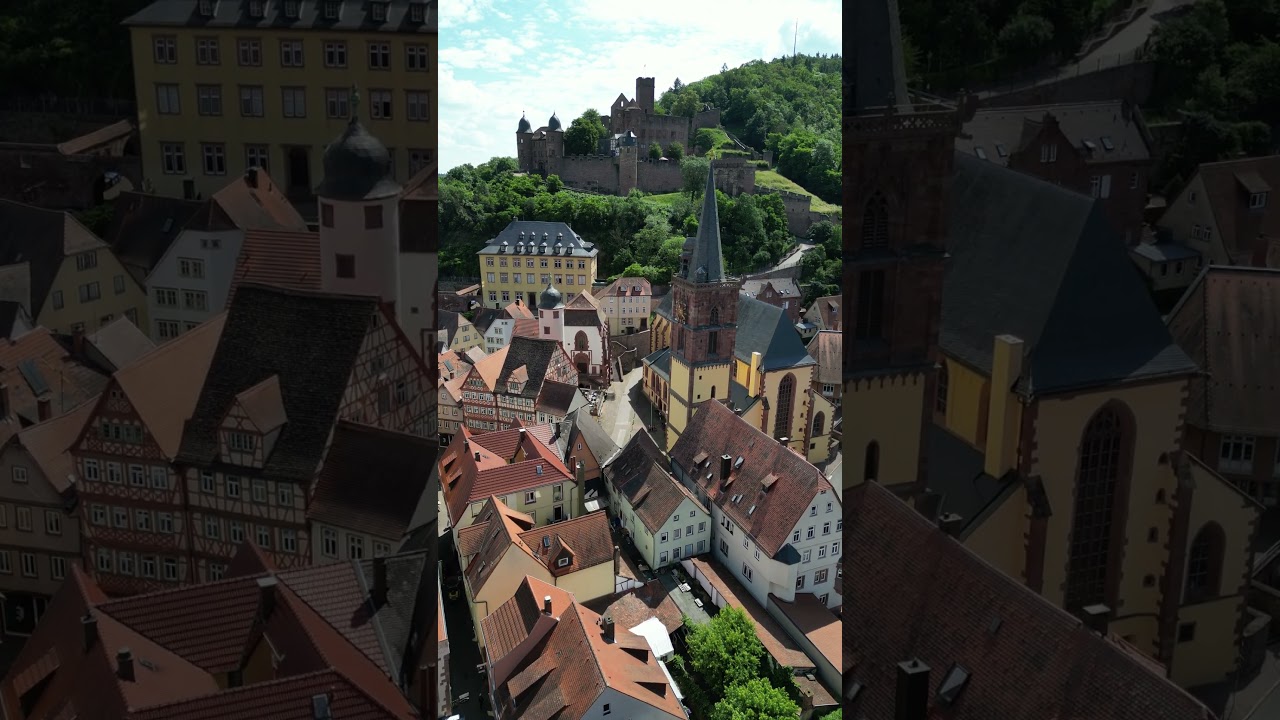 Wertheim am Main von oben