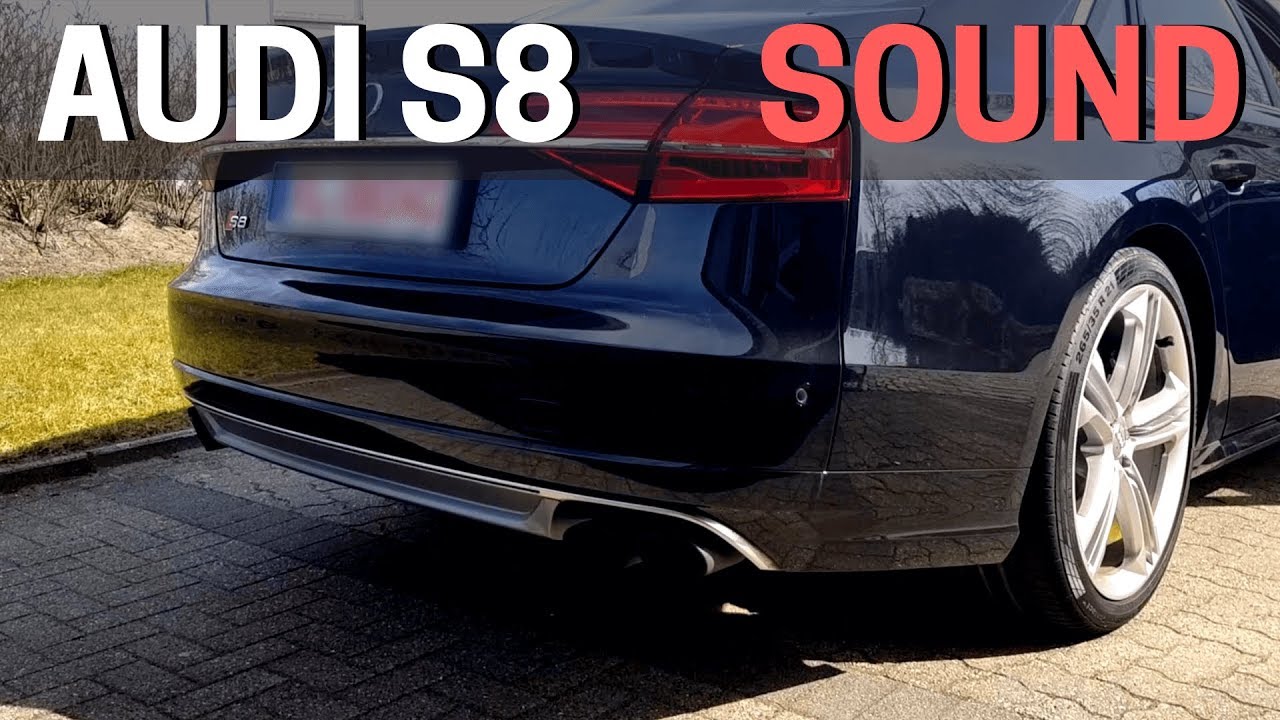 Audi S8 520 HP EXHAUST SOUND STOCK ORIGINAL