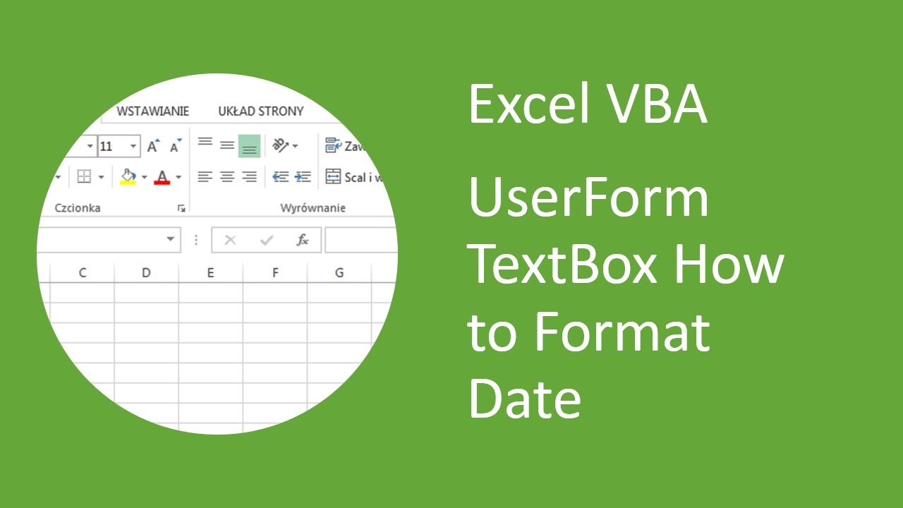 Excel VBA UserForm TextBox - How to format date