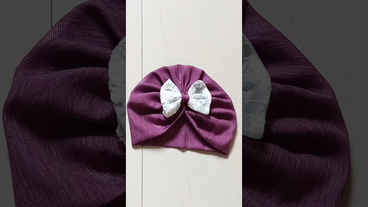 Making Baby turban cap🧢/Baby cap#shorts#trending #diy#baby#turban#tutorial#fashion
