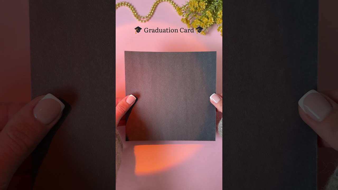 DIY Graduation Card in 30 Seconds! 🎓 #shorts #study #diy #cards #graduation #origami