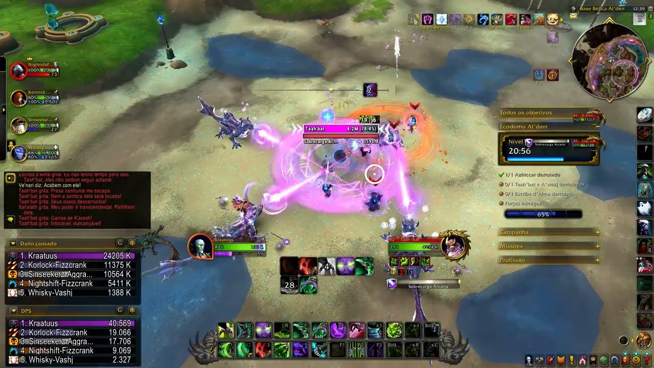 Testando o Pré-patch Midnight || Ecodomo +7 DH havoc || World of Warcraft Midnight