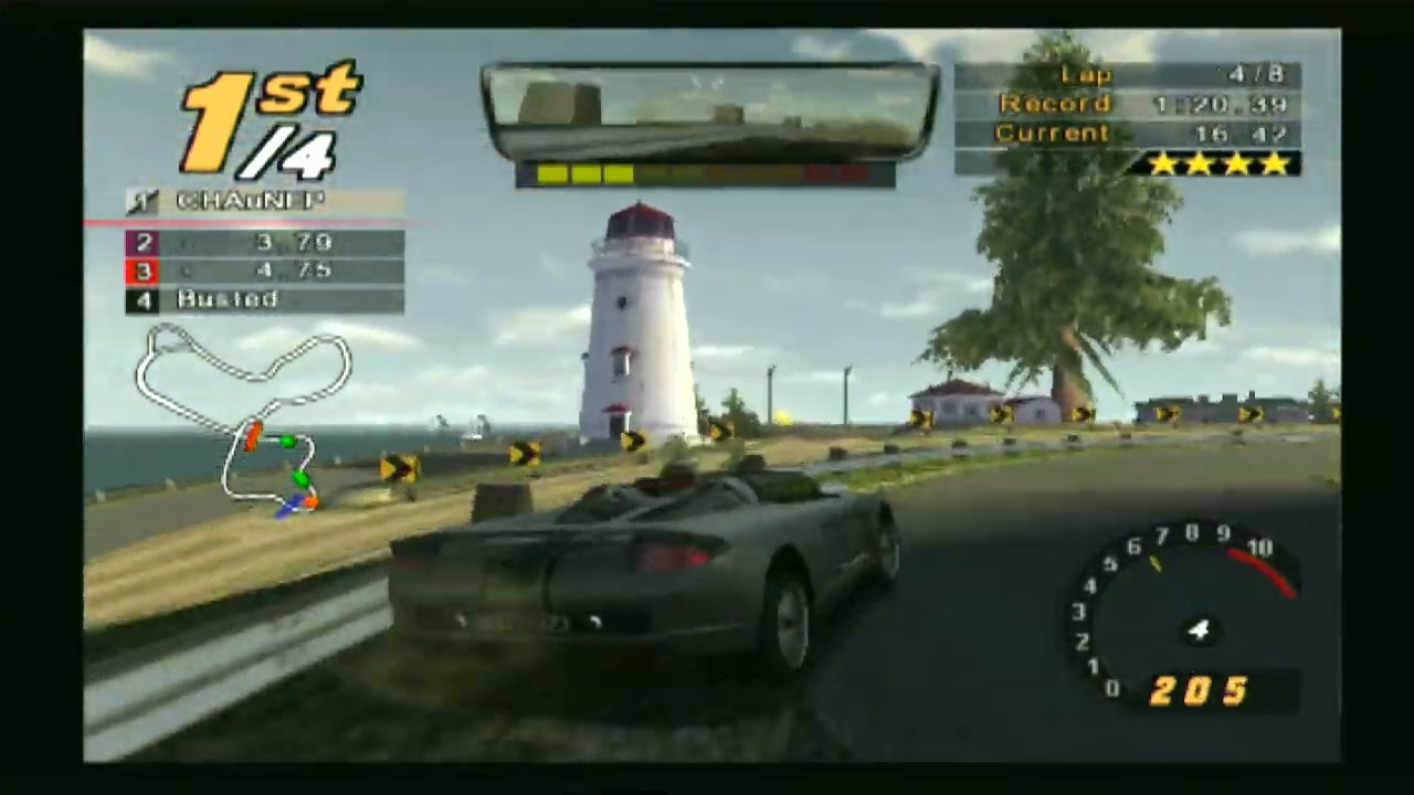 Need for Speed: Hot Pursuit 2, 8Laps Coastal Parklands - Porsche Carrera GT:NFS