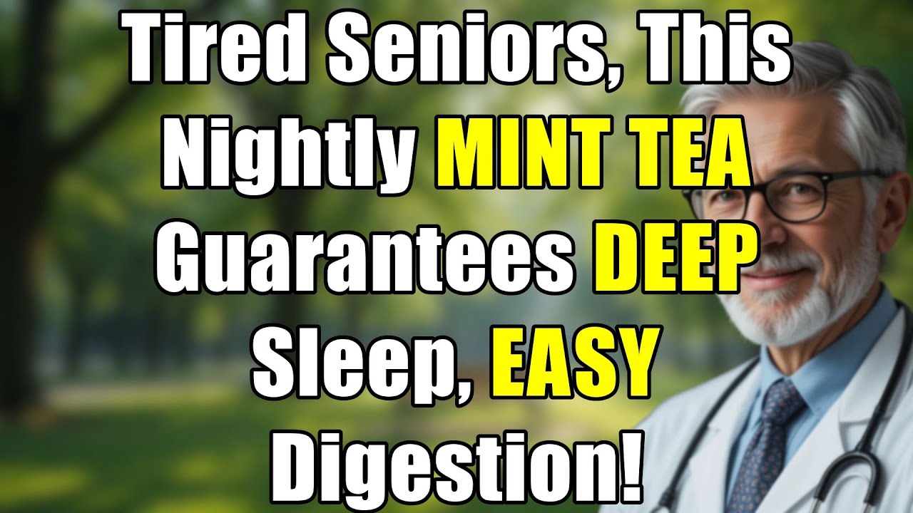 Nightly Mint Tea: Seniors' Secret to Deep Sleep & Easy Digestion!