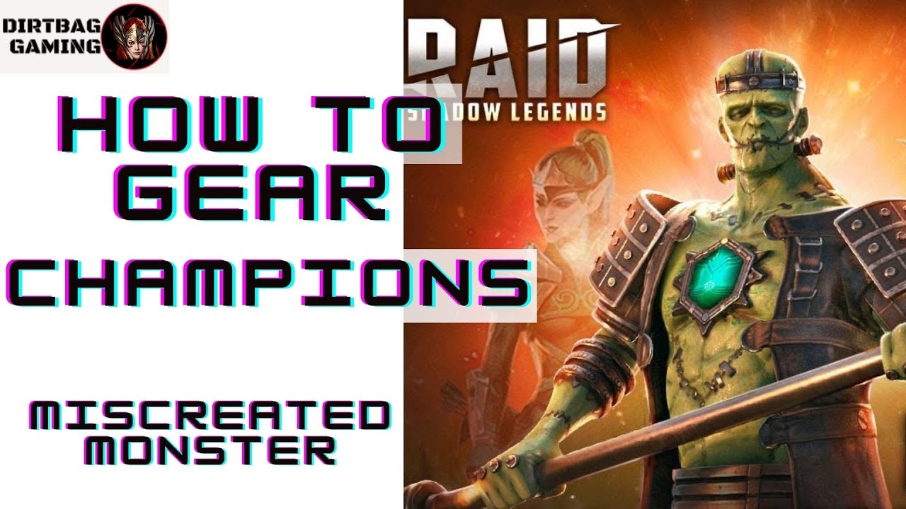 HOW TO GEAR MISCREATED MONSTER | OP SHIELDS | Raid Shadow Legends