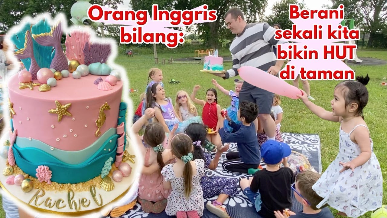 Anak Gadis Bertambah Umur - Ultah di Taman