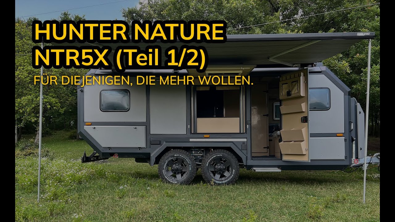 Wir stellen euch den neuen Hunter Nature NTR-X5 vom Caravan Salon 2023 vor. #hunternature