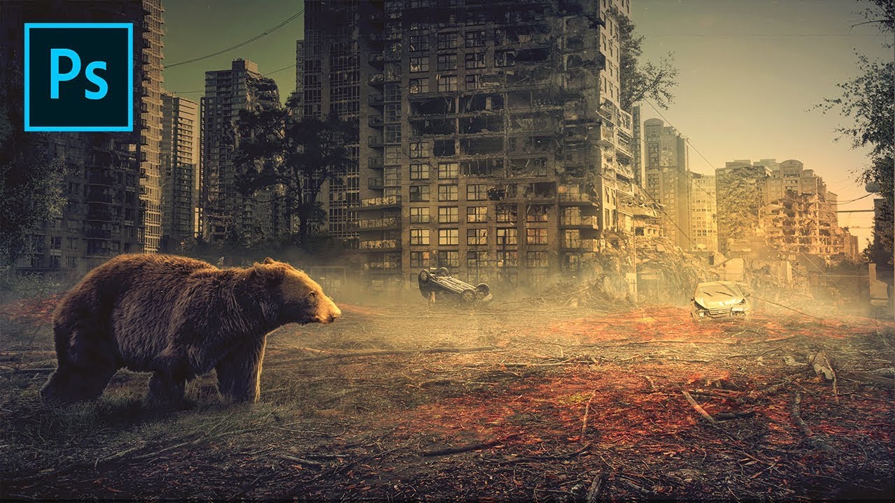 Photoshop Manipulation Tutorial - Bear Burners City