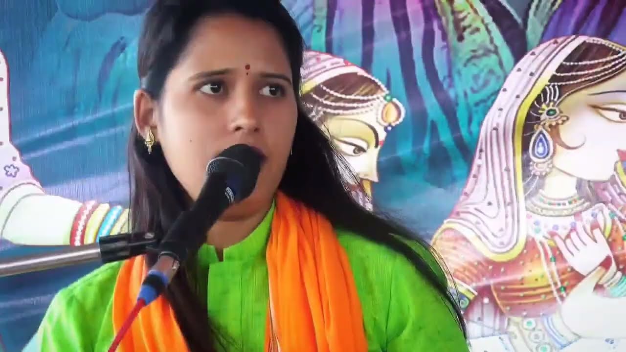 मेरे गिर के नीचे आजा क्यों भीगे राधा खड़ी खड़ी गोवर्धन पूजा सुपरस्टार रोली शास्त्री 9627995180