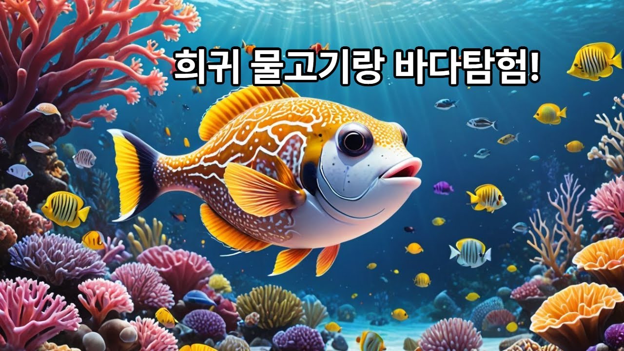 바다탐험 물고기 친구들 🐠 | 귀여운 희귀 바닷속 동요 | 유아 영어동요 스타일 | 어린이 교육 노래