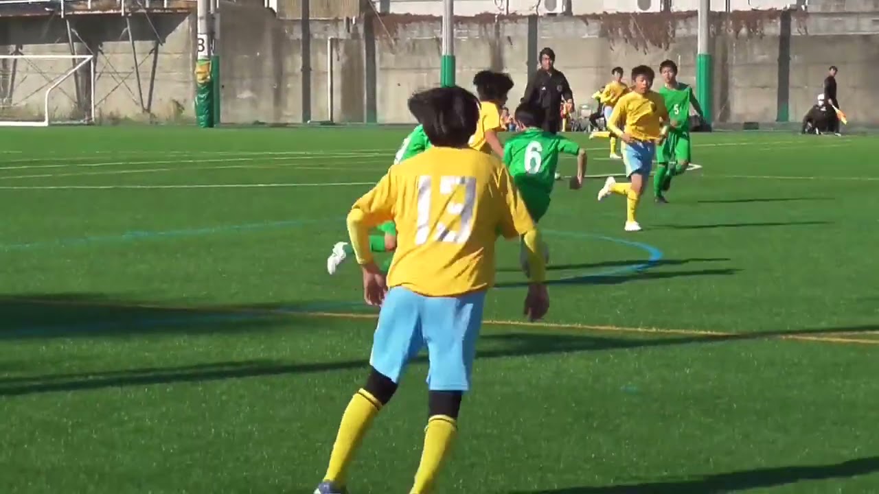 2023 1 9　静岡県1年生サッカー大会クラブ代表県予選 VS 浜松FC　前半