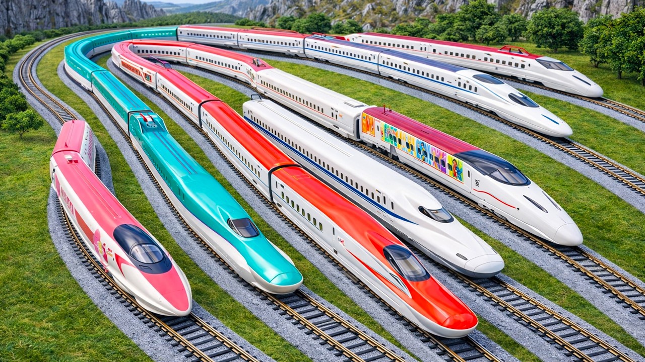 Kato N Scale Shinkansen Model Train Versions Collection | Model train collection