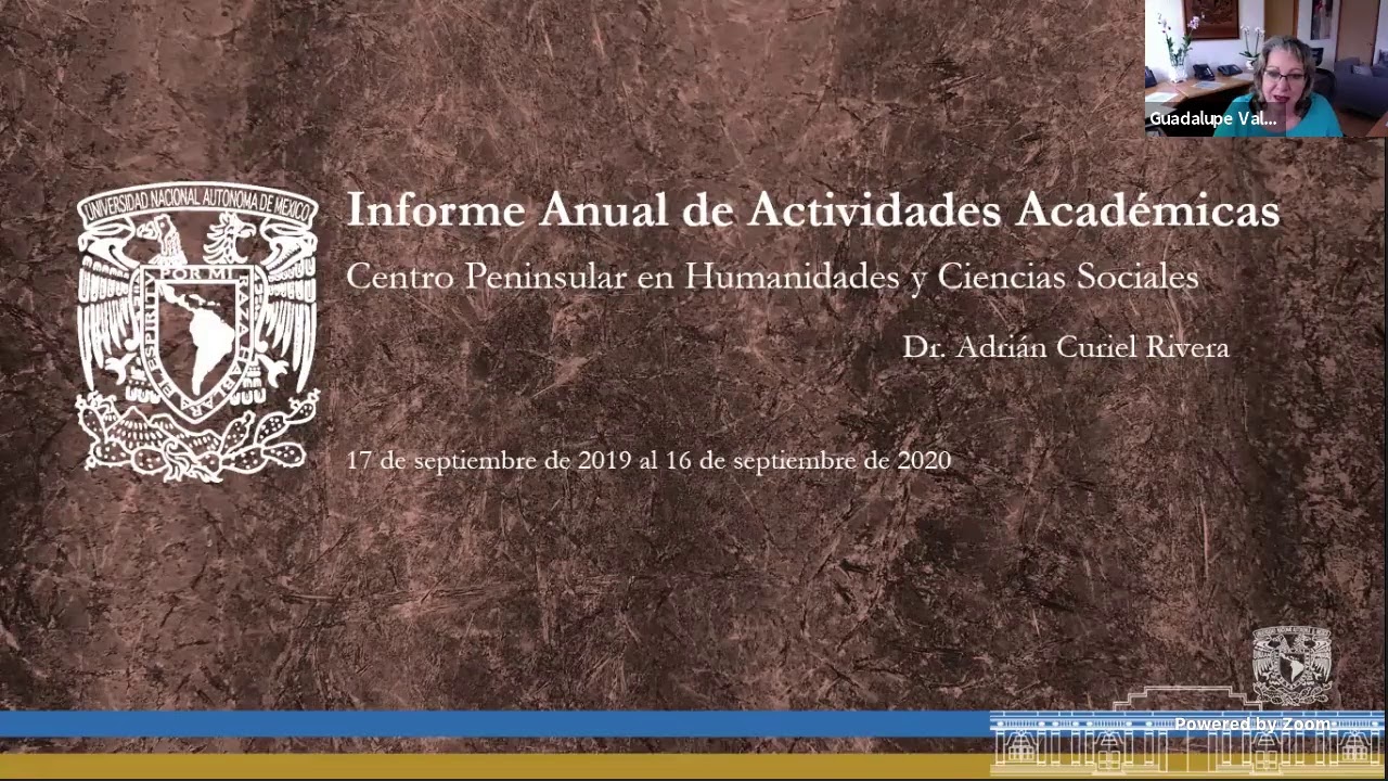 Informe Anual de Actividades CEPHCIS UNAM 2019-2020