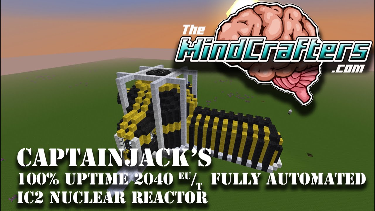 100% uptime 2040 output IC2 nuclear reactor - (Tekkit lite)